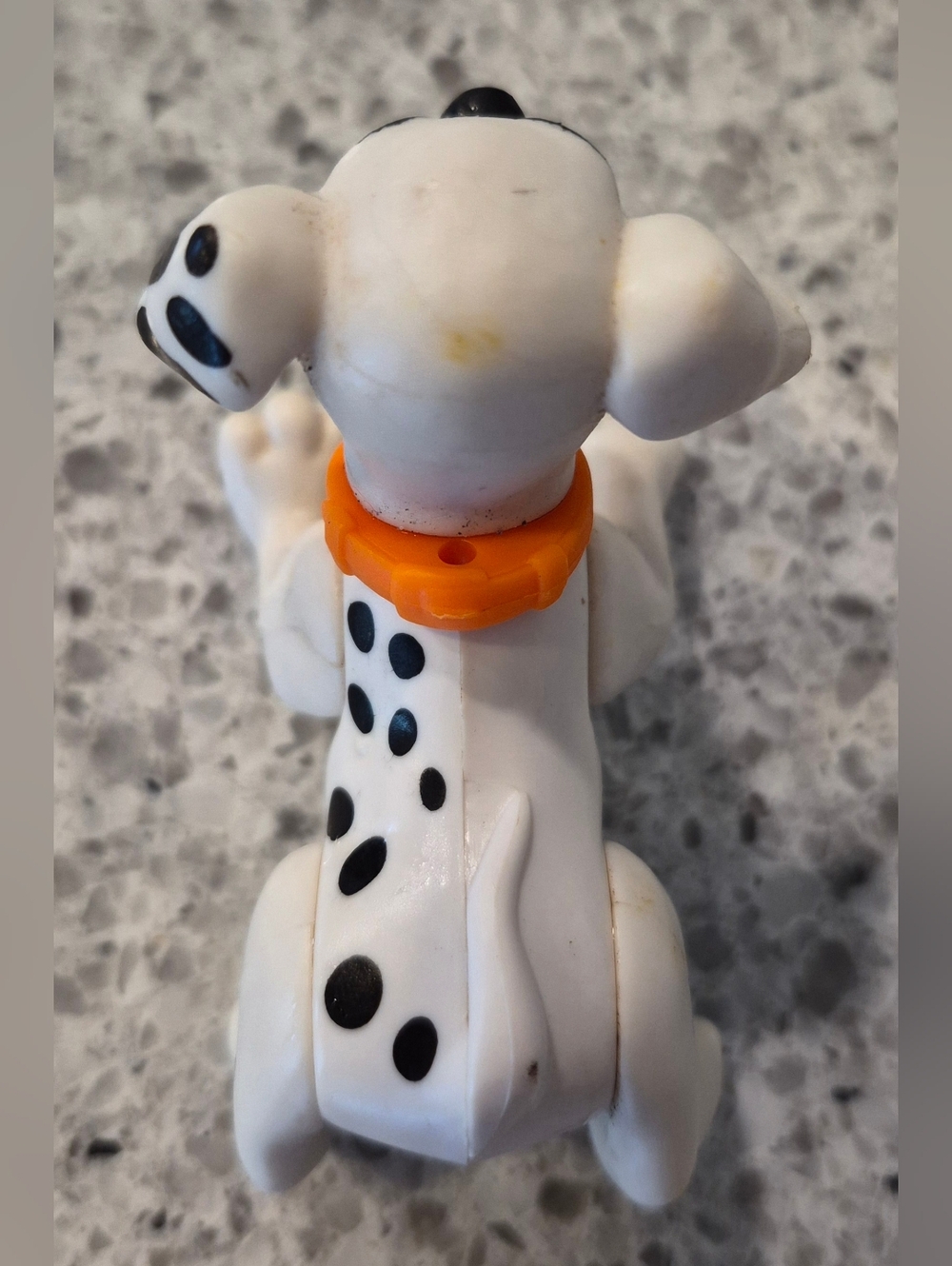Vintage Disney 101 Dalmations Mcdonalds Toy Character Puppy Dog Orange Collar - Picture 4 of 5